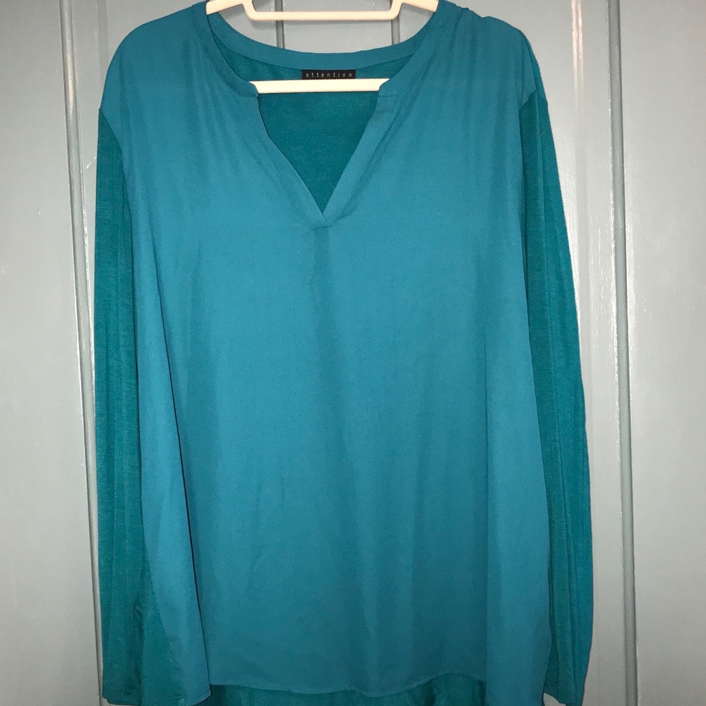 Teal dressy shirt